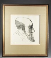 Baskin. Etching. Monticelli. Artists Proof.