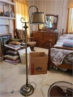 Beautiful brass tall floor lamp