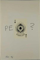 Robert Brownjohn. Serigraph. Peace? 1970.