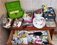 Large Estate Lot of Misc Sewing Supplies