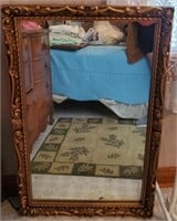 Large Beautiful Gold Gilded Framed Mirror