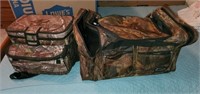 Lot of 2 Camouflage Lunch Box & Duffle Bag