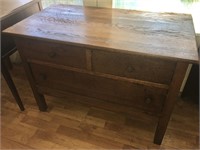 3 Drawer Antique Low Boy  Mini Dresser