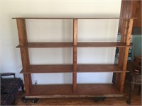 4 Tiered Wood Display Shelf