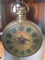 Vintage Budweiser Rotating Clock