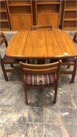 table and 4 chairs