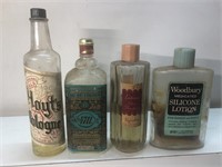 Vintage lot of advertising glass bottle paper
