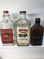 Vintage lot of advertising  wine and liquor