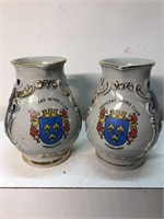 Vintage lot of two German pitchers officers wives