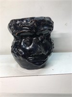 Vintage pottery double face jug ? Candleholder ?