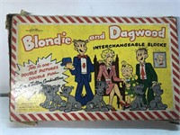 Vintage Blondie and Dagwood interchangeable block