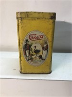 Vintage advertising tobacco Tin Cinco. Great