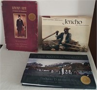D - 3 BOOKS: LINCOLN, JERICHO, NATURAL WORLD
