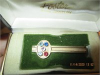 Foster 1/20  10kgf Tie Bar w/5 Colored Stones