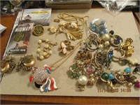 Misc. Jewelry Lot-Earrings,Necklace,Bracelet m