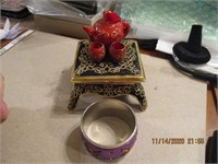 Teapot & Table Ornament & Napkin Ring