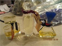 3 Mini Glass Perfume Samplers