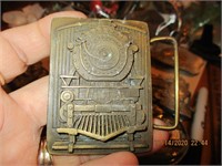 Train Belt Buckle-1977 Indiana Metal Craft