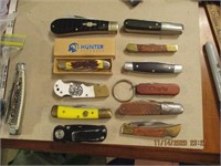 Misc. Lot of Knives-11 ct. -Rough Rider,Hunter,etc