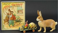 THREE EASTER RABBIT ITEMS