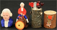 GEORGE WASHINGTON CANDY CONTAINERS