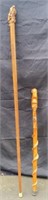 2 Wooden Canes