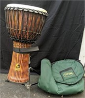 Toca Percussion Djmbe Drum with Case