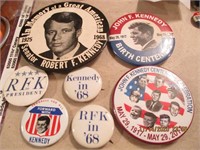 JFK & RFK Pin Buttons