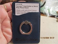 Tuscany Card Holder w/Metal Ring Phone Stand