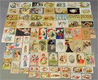 HUGE GROUPING OF MISC. CARDS & A HARPER WEEKLY COV