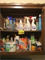Contents of Laundry Room Cabinets