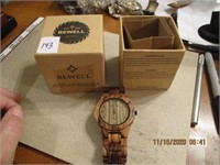 Bewell Sandalwood Watch