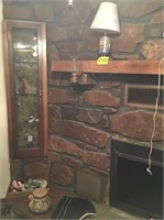 Contents of Fireplace Mantle & Shelves