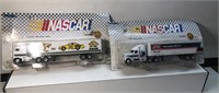 Lot of 2 Ertl NASCAR tractor and trailer country