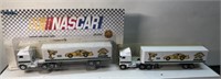 Lot of 2 Ertl NASCAR racing tractor and trailers
