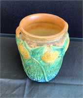 Roseville Blue Sunflower Vase