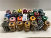 28 Large Spools Of Assorted Colors of New Thread