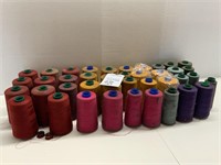 40 Spools of Thread-Various Colors/Sizes