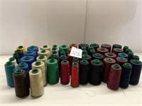 55 Spools of Thread—Variety of Colors