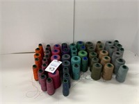 53 large spools of thread