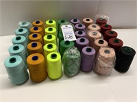 35 Spools of Assorted Thread Colors