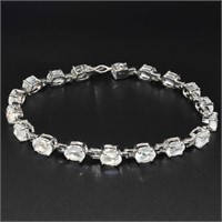 Silver Moonstone(15.95ct) Bracelet