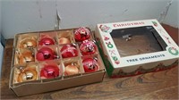 Vintage Christmas Glass Ornaments