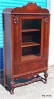 Vintage Antique Curio Cabinet