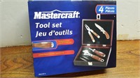 NEW Mastercraft Tool Set 4PC Tool-Knife Set