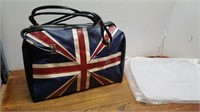 NEW Brish Flag Patterned Tote Bag 16inWx8inDx11inH