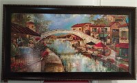 403 - ART: CANAL WITH BRIDGE SCENE