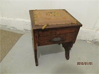 Antique Sewing Box - 12.5 x 14 x 17.5"