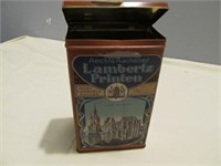 Collectable " Lambertz Printen" Tin - 7.5" H
