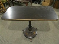 Antique 3 Footed Pedestal Table - 36 x 18 x 27"